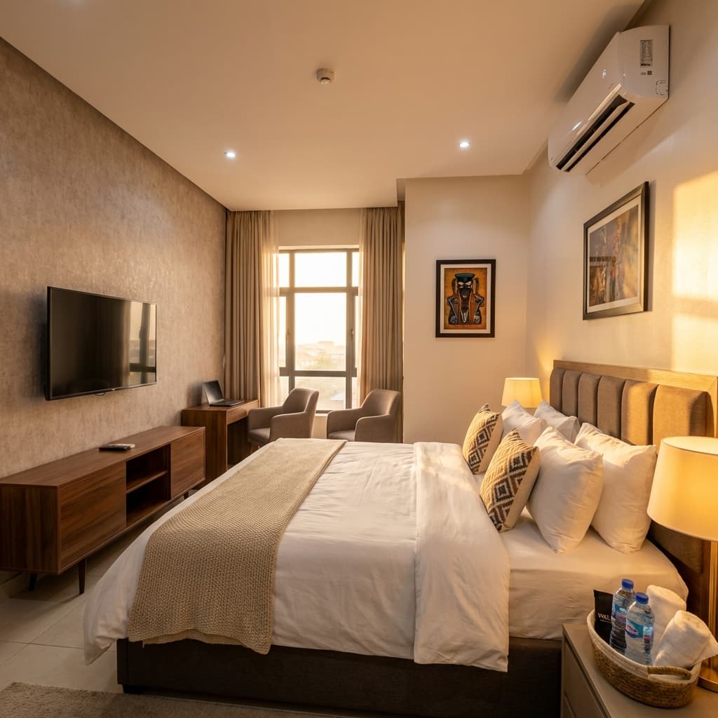 Serviced 1-Bedroom Apartment